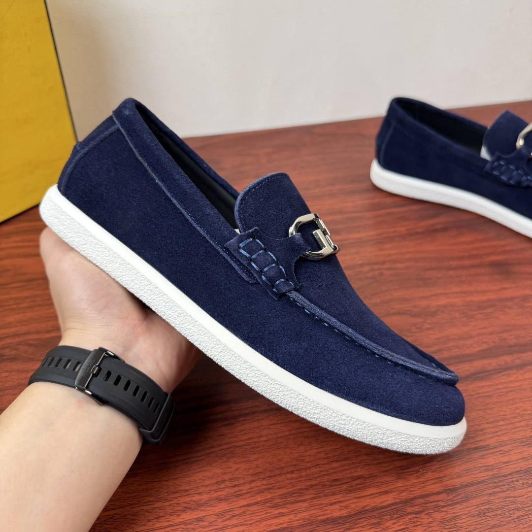 Fendi Style Leather Men's Shoes style reference detail image 4 from source 781878