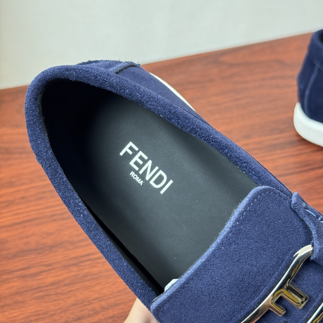 Fendi Style Leather Men's Shoes style reference detail image 7 from source 781878