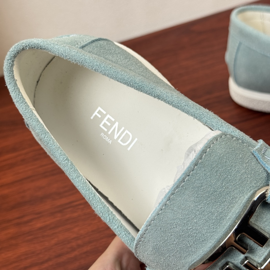 Fendi Style Leather Men's Shoes style reference detail image 7 from source 781879