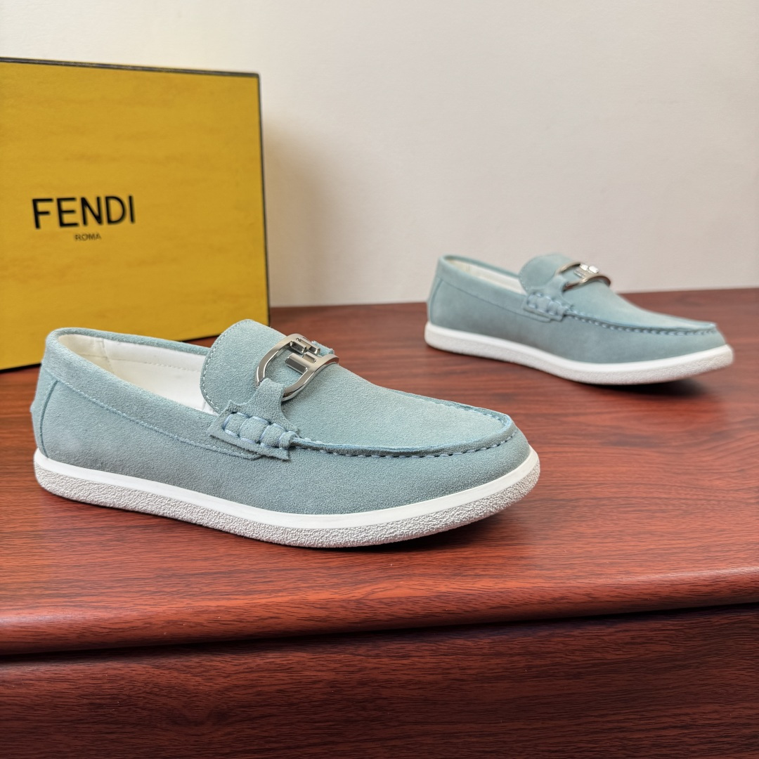 Fendi Style Leather Men's Shoes Lookbook Reference image 1