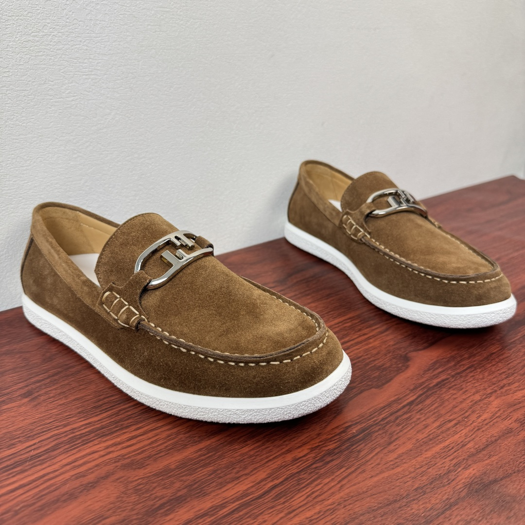 Fendi Style Leather Men's Shoes Lookbook Reference image 2