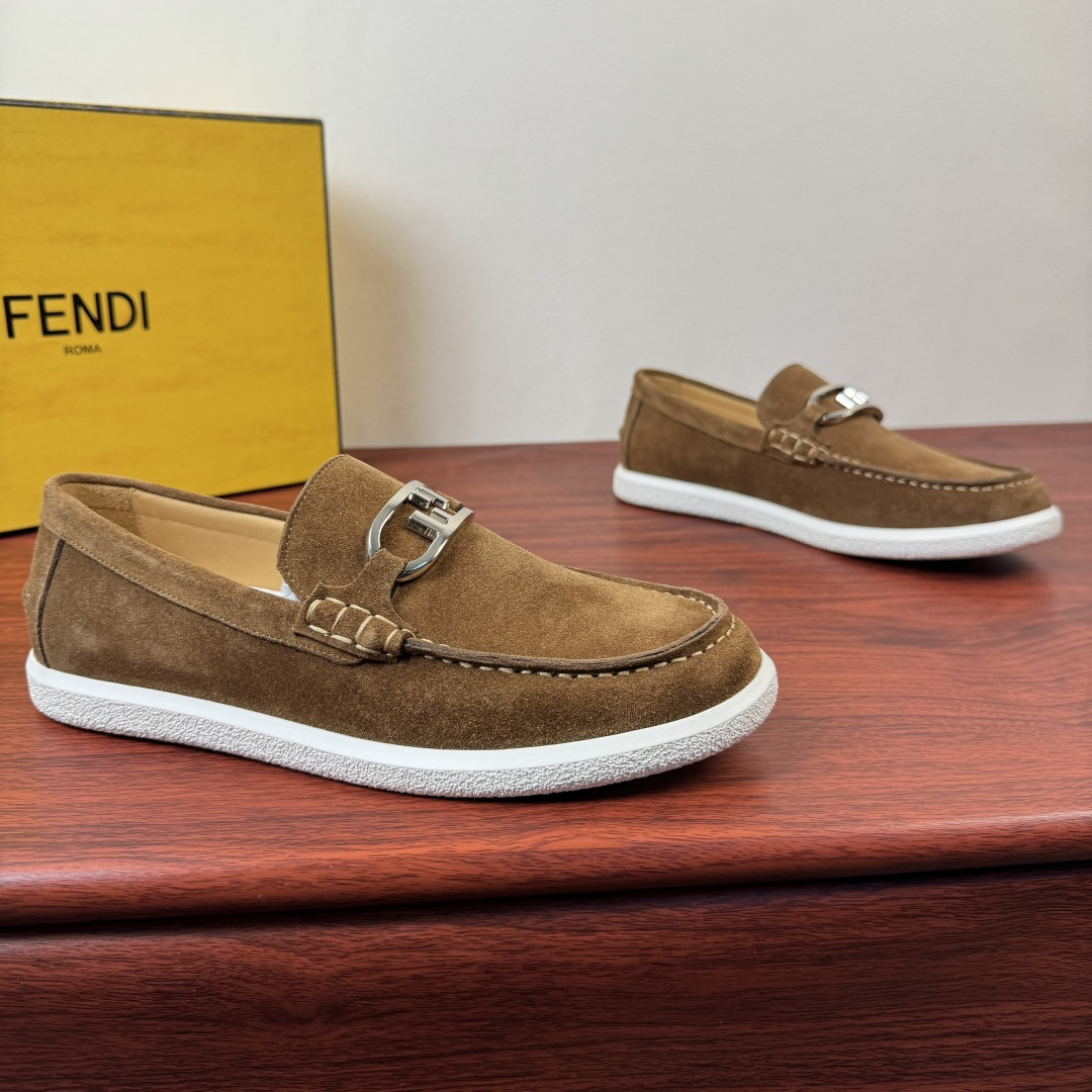 Fendi Style Leather Men's Shoes Lookbook Reference image 1