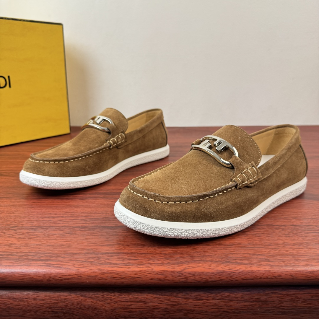 Fendi Style Leather Men's Shoes style reference detail image 3 from source 781861