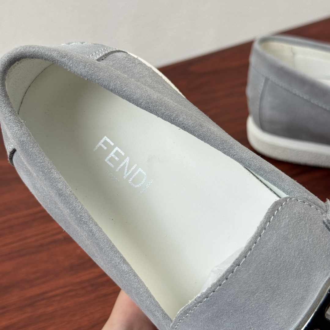 Fendi Style Leather Men's Shoes style reference detail image 7 from source 781862