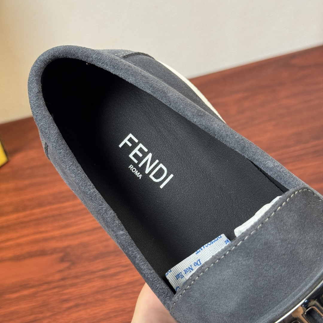 Fendi Style Leather Men's Shoes style reference detail image 7 from source 781863
