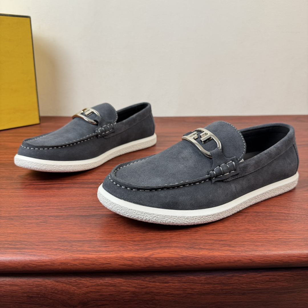 Fendi Style Leather Men's Shoes style reference detail image 3 from source 781863