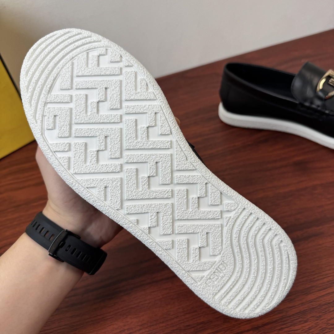 Fendi Style Leather Men's Shoes style reference detail image 9 from source 781864