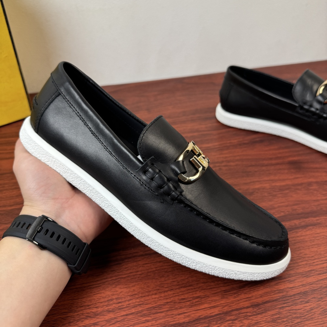 Fendi Style Leather Men's Shoes style reference detail image 4 from source 781864