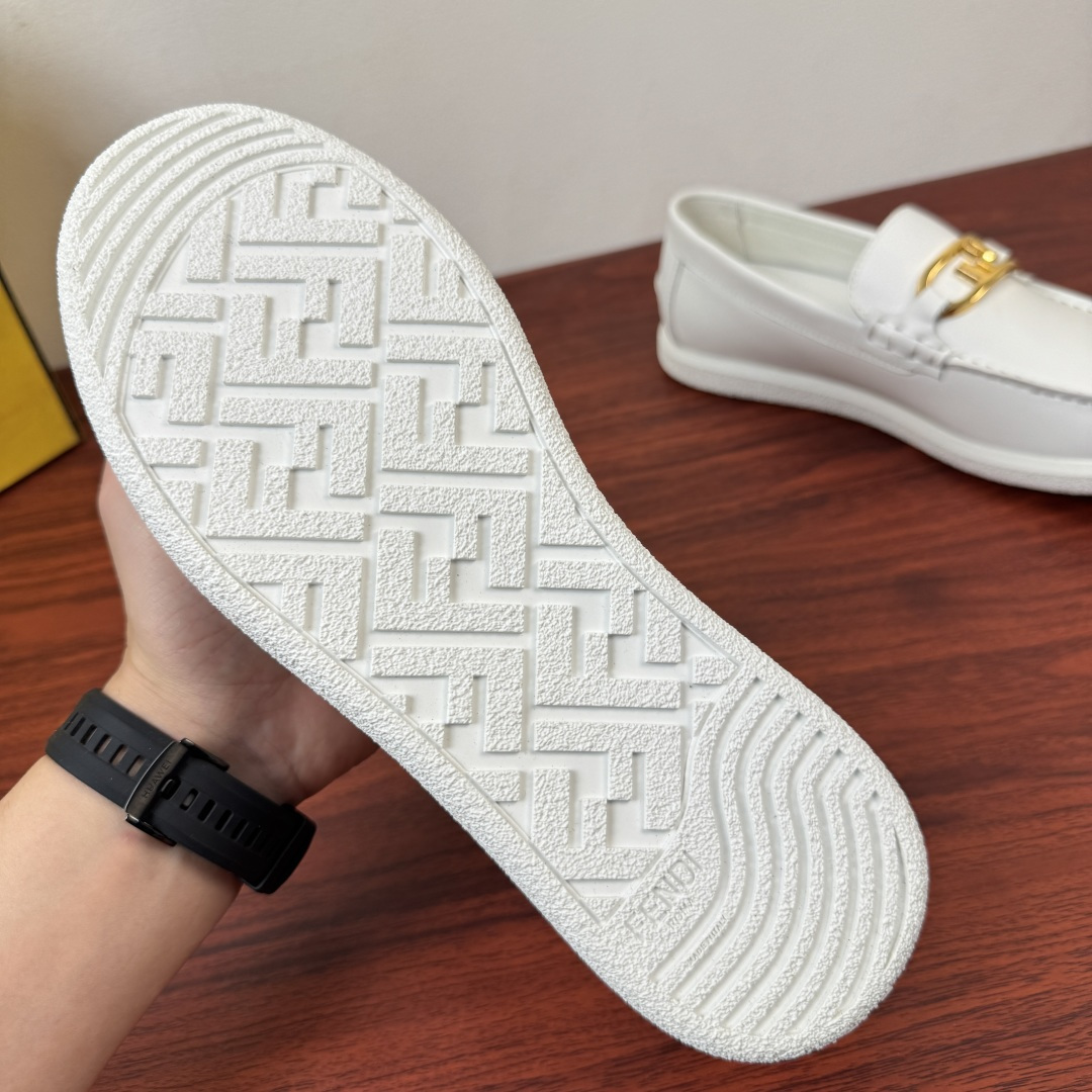 Fendi Style Leather Men's Shoes style reference detail image 9 from source 781865