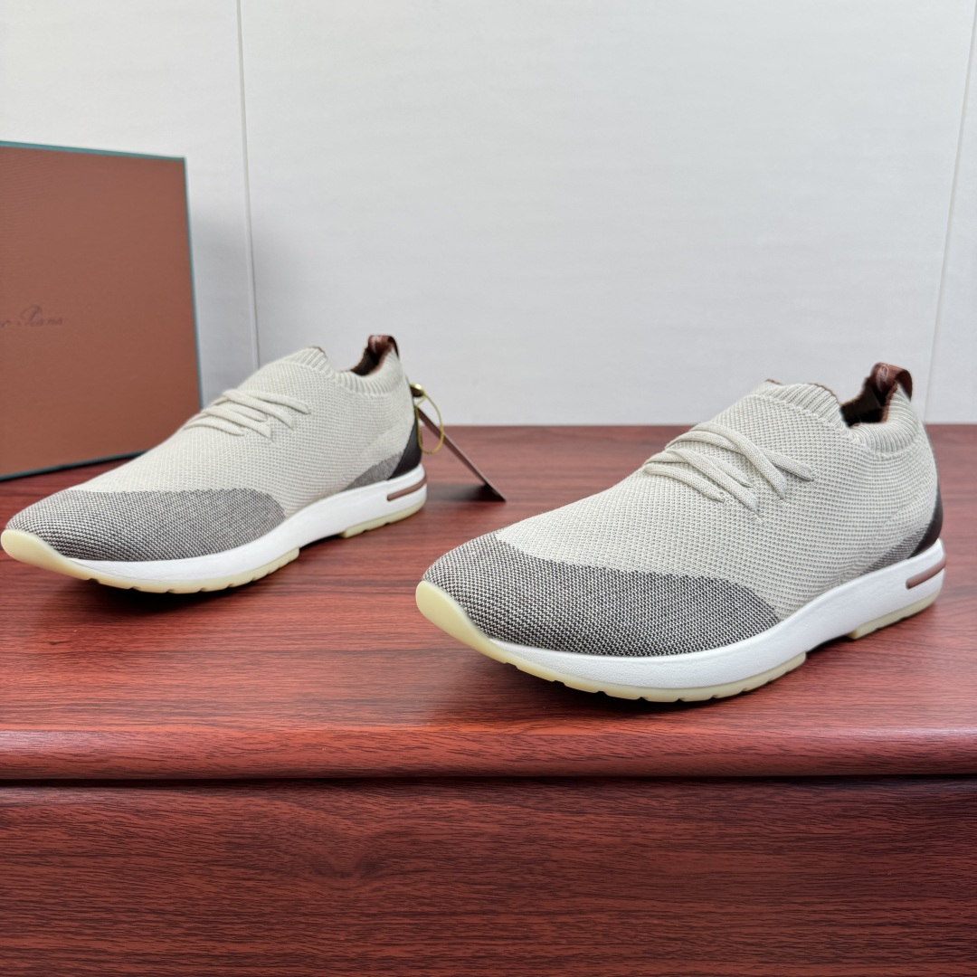 로로피아나 플렉시워크 울 니트 남성 스니커즈 상세 이미지 3