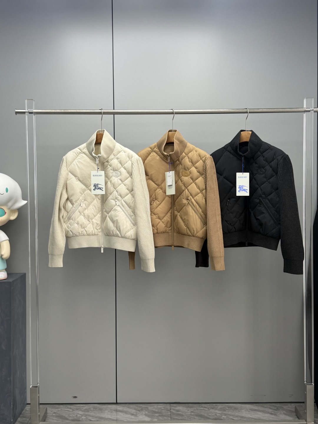 Diamond Quilted Zip Jacket