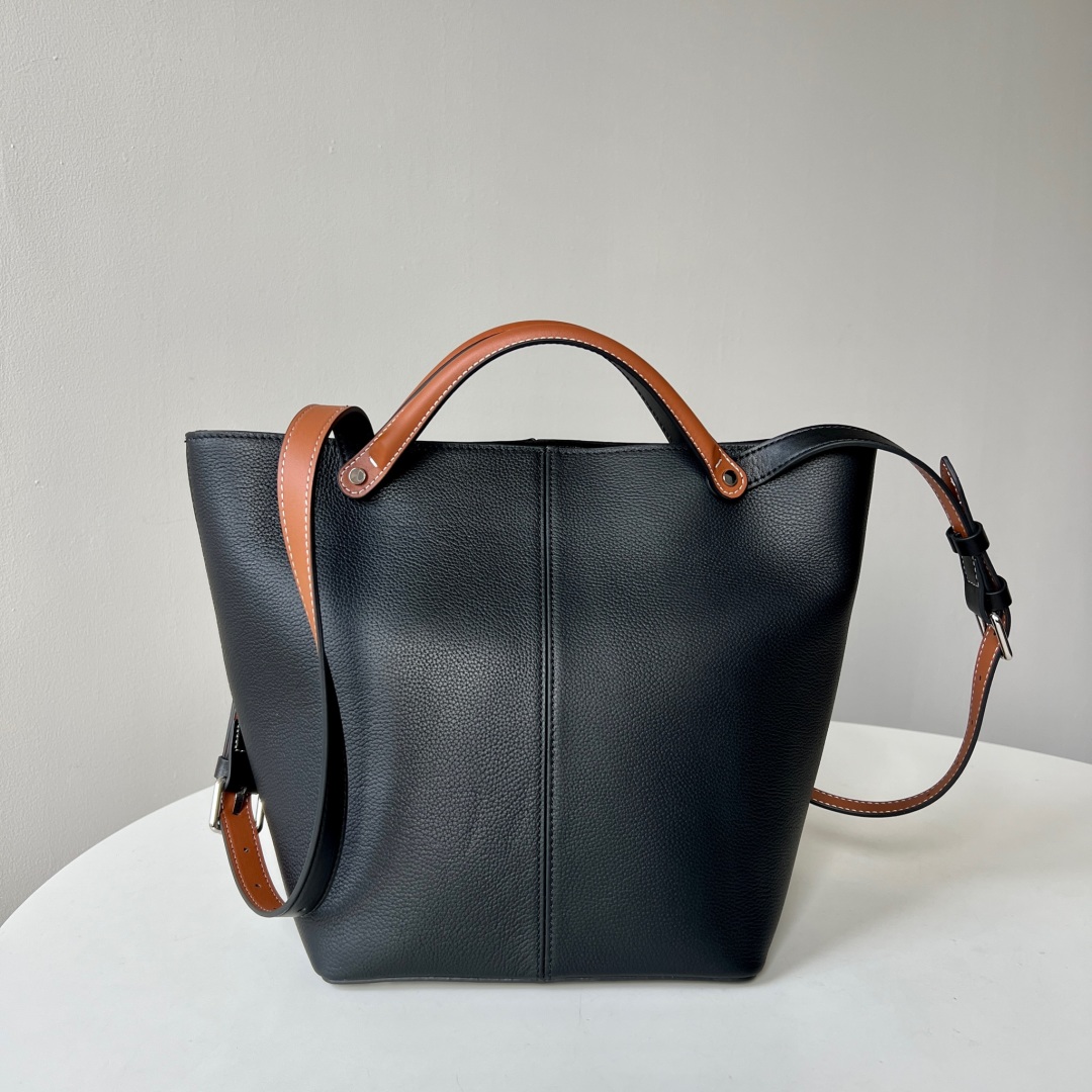 Maison Margiela Dress Age Tote Bag, Black Leather, Convertible Design 4 cmp i1735496833186 4102 0 2