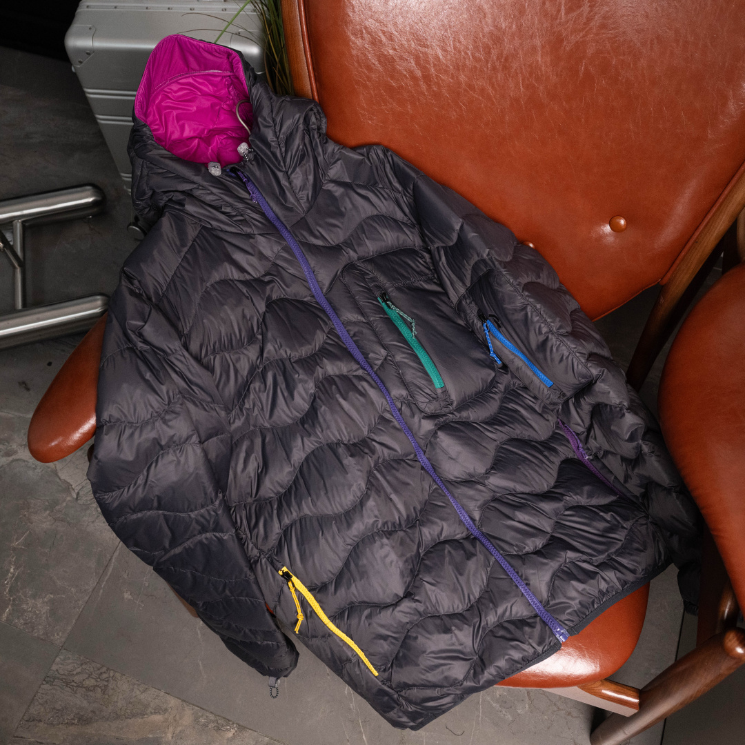 ❗️特价A❗️Peak Performance|壁克峰90鹅绒吐司服配色：运动灰(紫拉链粉内里)、浅沙白