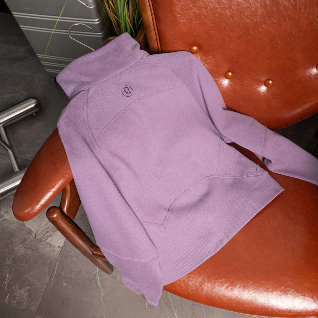 AScuba立领宽松卫衣产品配色:蒸馏咖啡、薰衣草、阴影蓝、骨百色、丝绒粉、板栗粽码数XS/S，M/L，