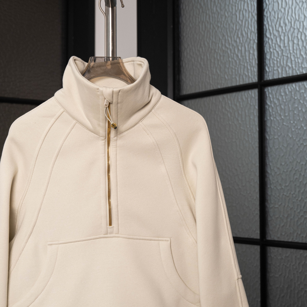 AScuba立领宽松卫衣产品配色:蒸馏咖啡、薰衣草、阴影蓝、骨百色、丝绒粉、板栗粽码数XS/S，M/L，