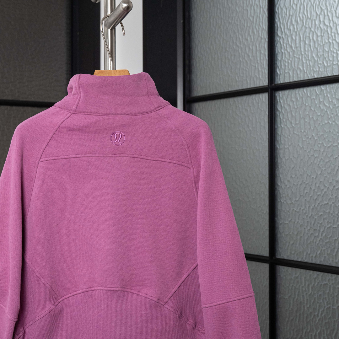 AScuba立领宽松卫衣产品配色:蒸馏咖啡、薰衣草、阴影蓝、骨百色、丝绒粉、板栗粽码数XS/S，M/L，