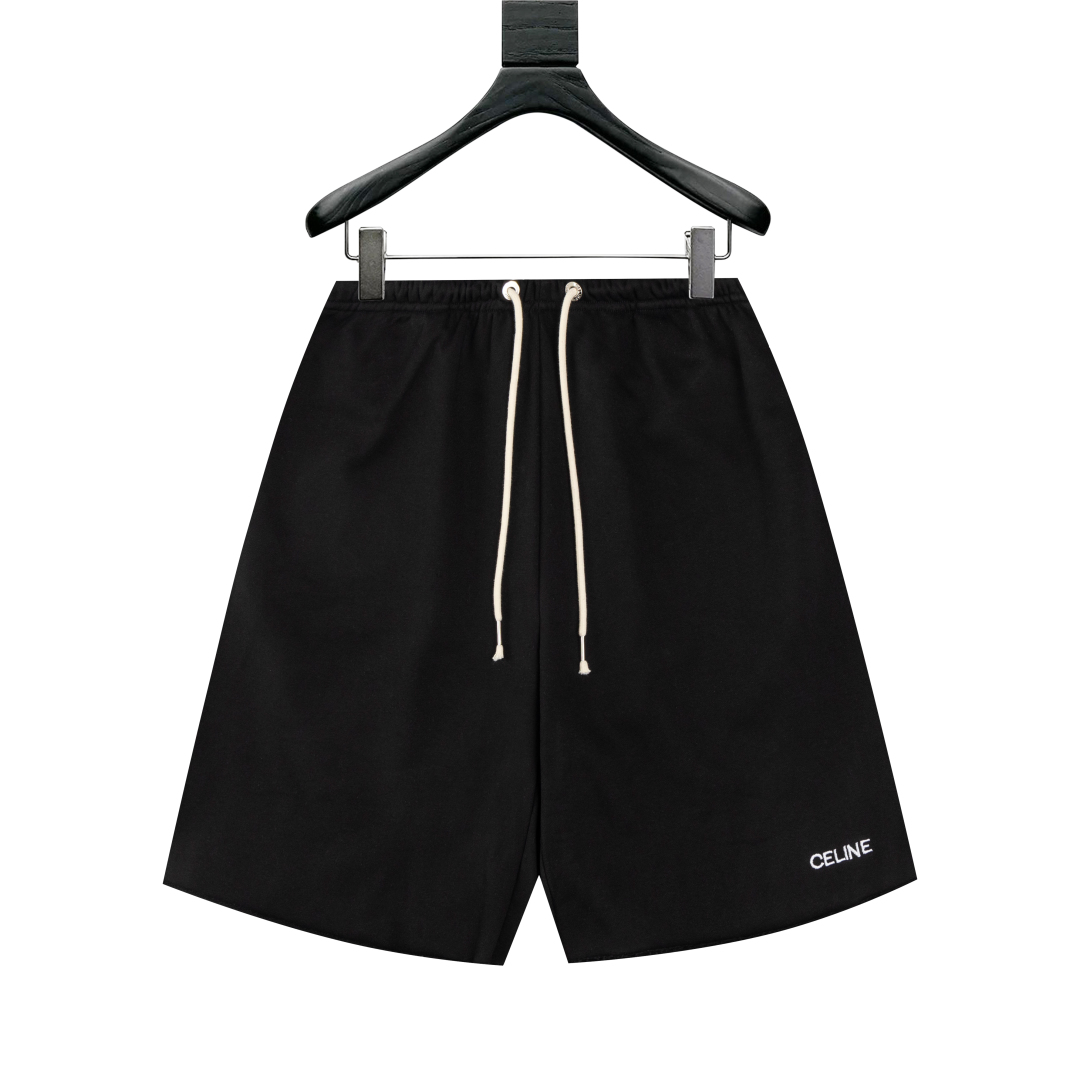 Celine 25SS Print Shorts with Custom Logo Hardware and YB Color Distribution - 图片 1