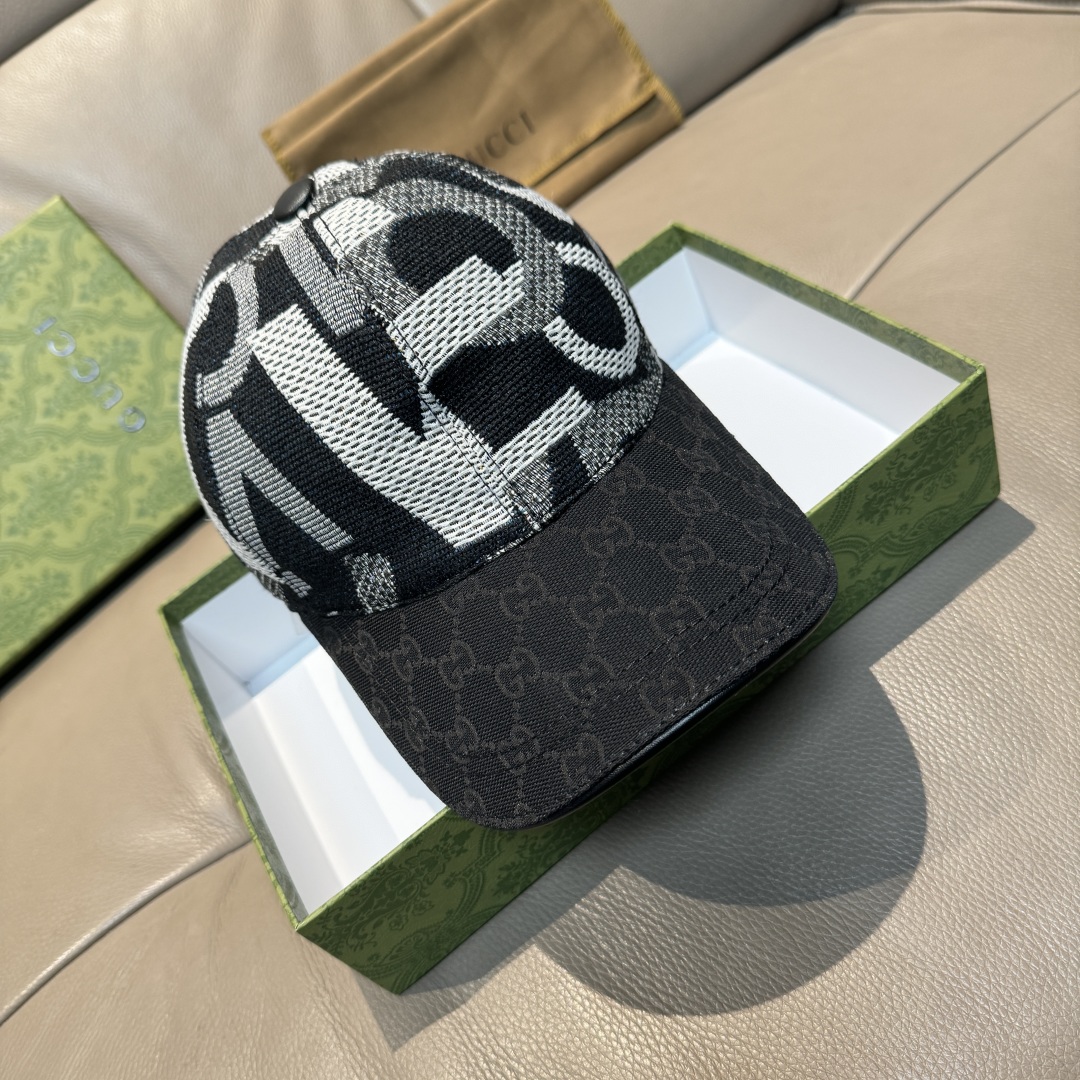 
古奇2025新款
配盒子布袋，Gucci(古奇)新款原单棒球帽😍涂鸦艺术棒球帽😍专柜11开模订制，最高