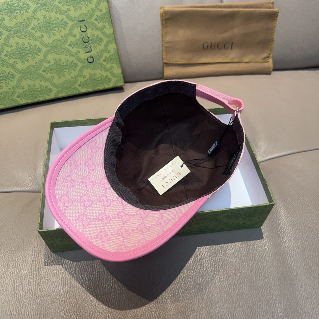 
配盒子布袋，Gucci(古奇)最新原单棒球帽，蜜蜂织带。专柜11开模订制，最高版本，原版帆布料+头层牛