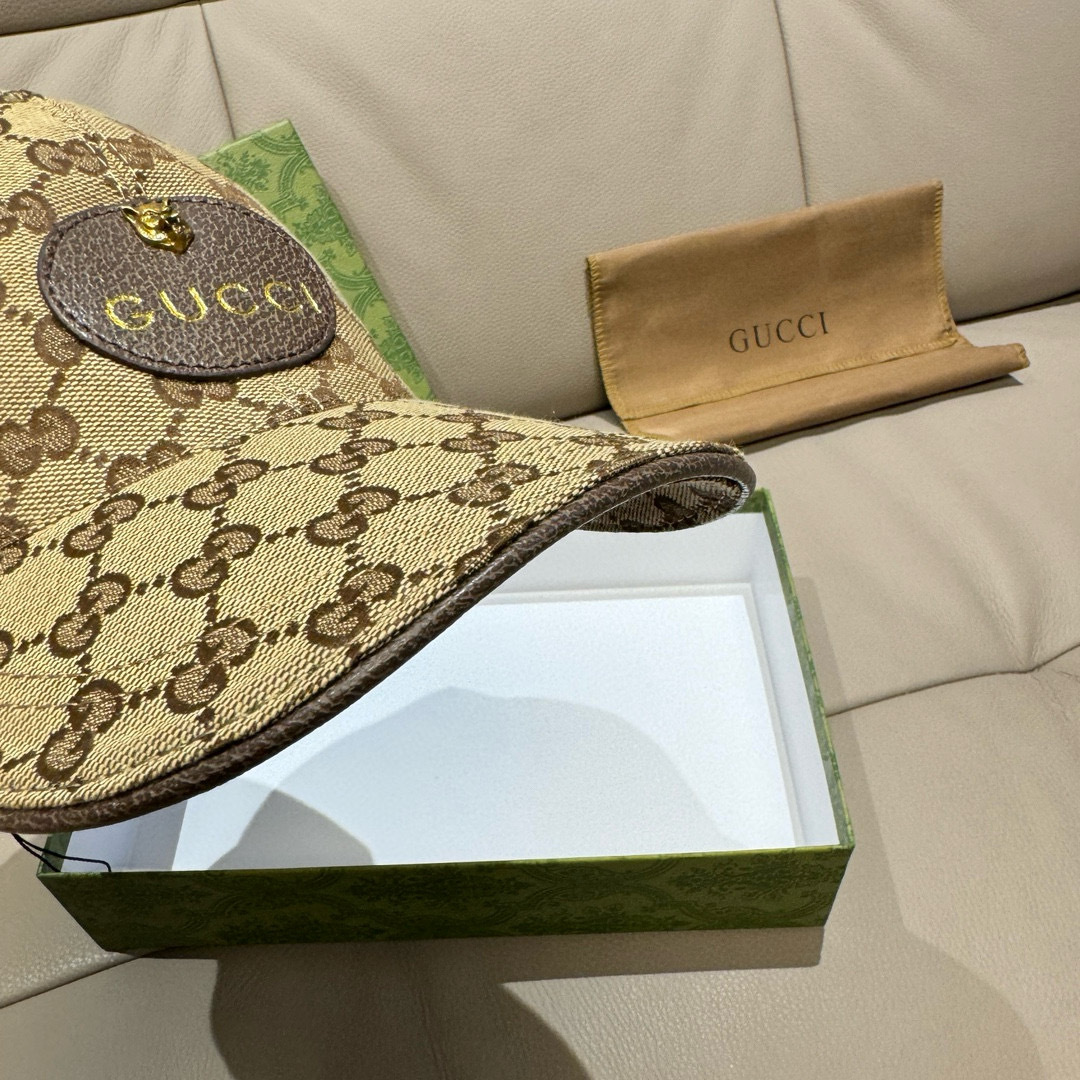 
配包装布袋，Gucci(古奇)新款原单棒球帽， 小虎头，专柜最新款，11开模订制，正版开模五金，原版帆