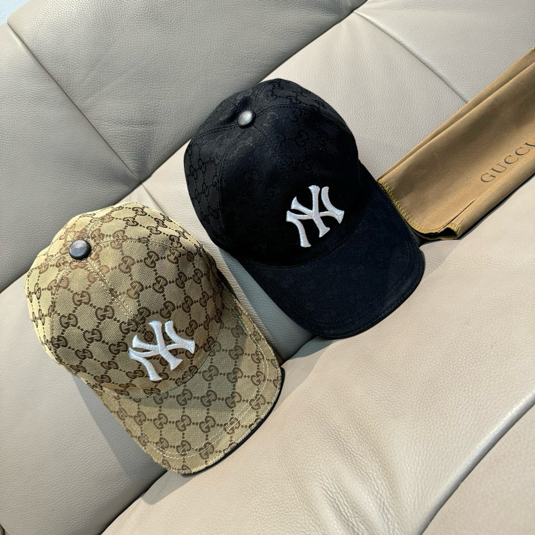 
爆款全色到货
NY&Gucci（古奇)合作款棒球帽， 专柜最新款，NY刺绣，11开模订制，原厂透气帆布