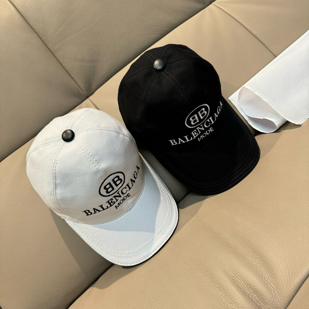 
配盒子布袋，Balenciaga（巴黎世家）新款原单棒球帽，11开模订制，全新立体刺绣，精致无暇！原版