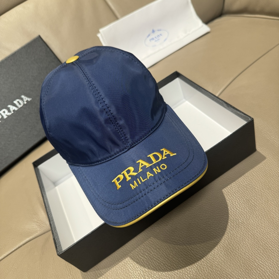 NO:229632,Package with box cloth bag, Prada new original single baseball cap, gold wire embroidery, 1:1 mold customization, original gold wire fine embroidery, original Oxford fabric   top layer cowhide, perfect workmanship and excellent quality!  Pure cotton inner lining, base head circumference 56, patch adjustable. Hat straw hat fisherman hat baseball hat, hat, prada, prada, espadrilles, cowhide, hats19860909批 配盒子布袋,Prada(普拉达)新款原单棒球帽, 金丝刺绣,1:1开模订制,原厂金丝线精细刺绣,原版牛津布料 头层牛皮,做工完美,质量超赞！纯棉内里,基础头围56,贴片可调节.帽子草帽渔夫帽棒球帽,帽子,prada,prada,espadrilles,cowhide,hats,hat