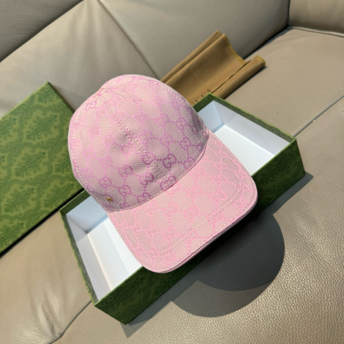 Gucci Baseball Cap with GG Canvas and Leather Details - Adjustable Fit 1 Gucci Baseball Cap with GG Canvas and Leather Details - Adjustable Fit