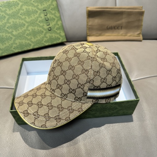 Gucci Casquette de baseball classique en toile GG suprême pour hommes et femmes 1 Gucci Casquette de baseball classique en toile GG suprême pour hommes et femmes