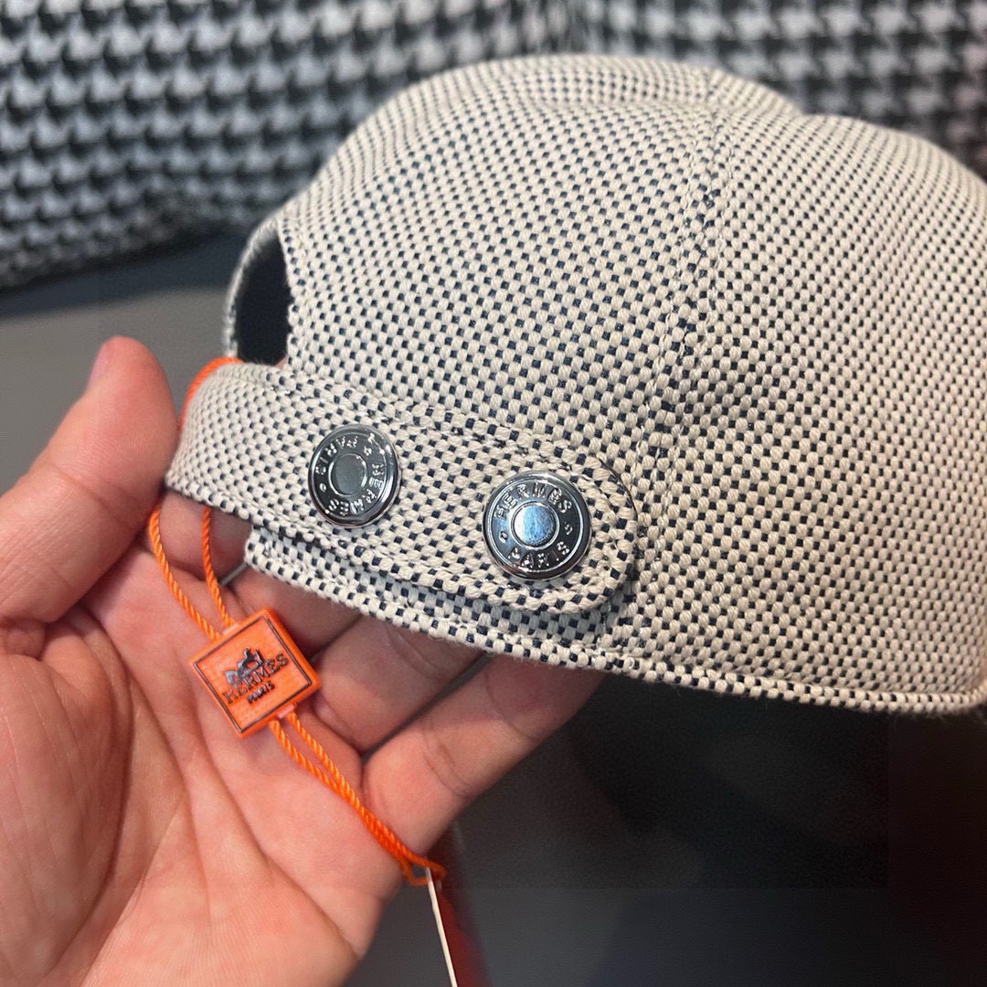 Hermes Classic Baseball Cap - Stylish & Breathable with Premium Leather Details 9 cmp i1748257969912 990 0 7