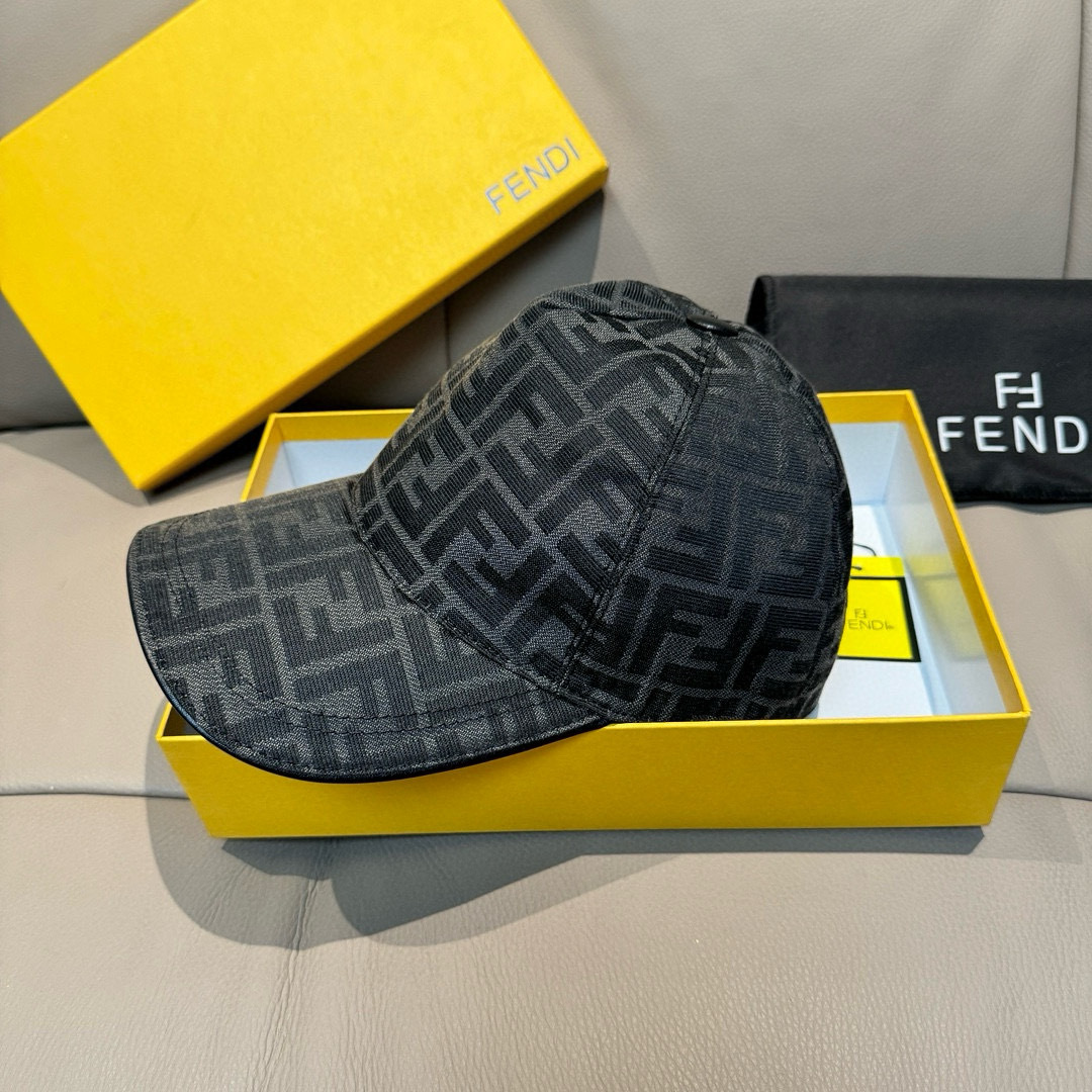 Fendi Baseball Cap with FF Jacquard - Classic Style, Adjustable Fit 4 cmp i1748258205713 8929 0 2