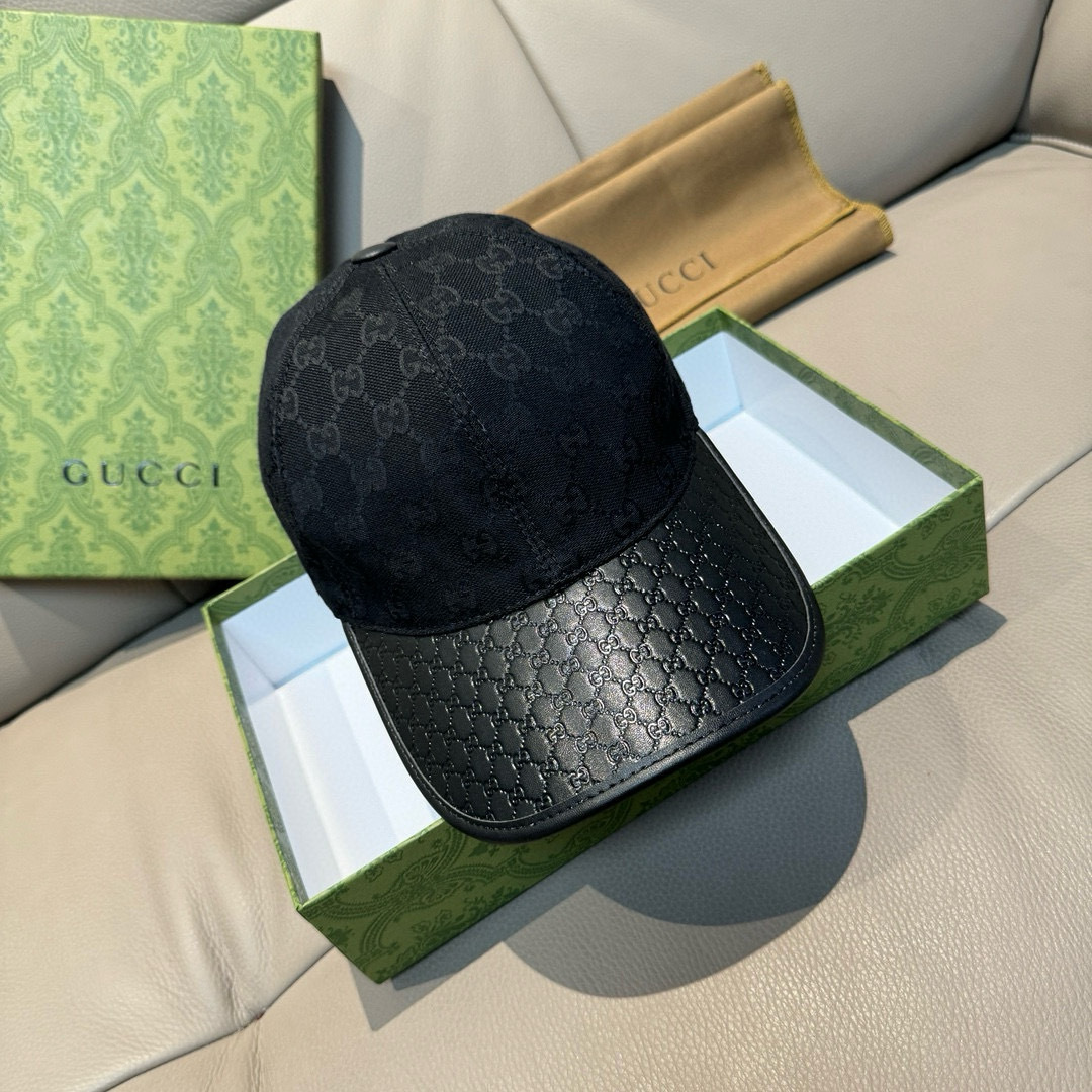 Gucci Classic Baseball Cap with Leather Patch - Stylish & Adjustable 2 cmp i1748345991895 6910 0 0