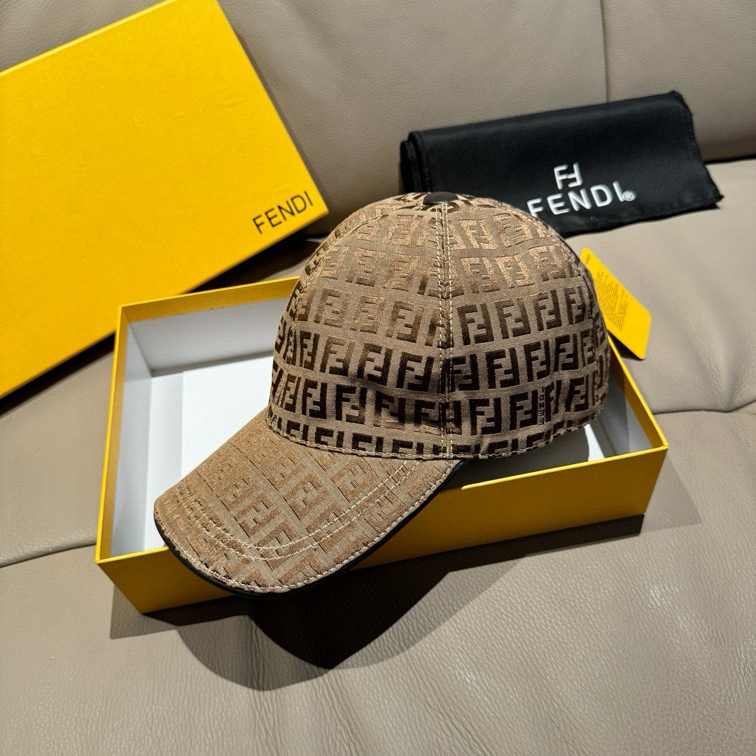 [Fendi Hats]New shipment Match box cloth bag Fendi Fendi new original baseball