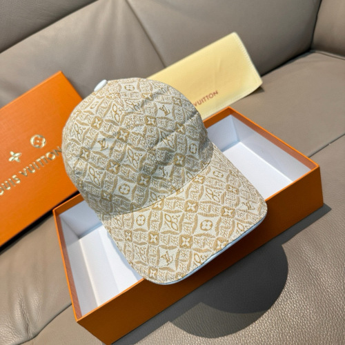 Louis Vuitton Monogram Jacquard Baseball Cap - Adjustable & Breathable 1 Louis Vuitton Monogram Jacquard Baseball Cap - Adjustable & Breathable