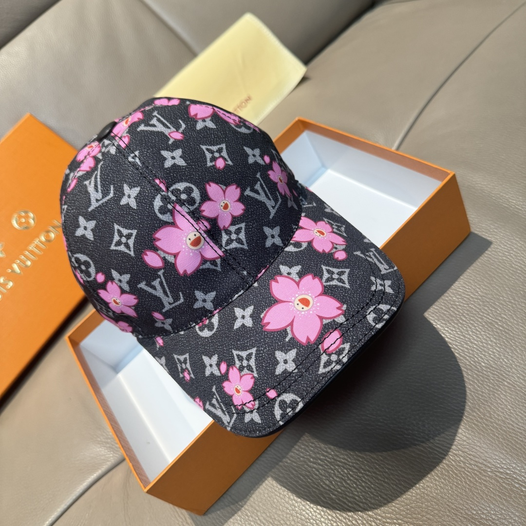 NO:352973,Batch LV x TM MONOGRAM CHERRY BLOSSOM Printed Baseball Cap Shipment Hat Straw Hat Fisherman Hat Baseball Cap, Hats, louis vuitton, espadrilles,hats批 LV x TM MONOGRAM CHERRY BLOSSOM 印花棒球帽出货啦帽子草帽渔夫帽棒球帽,帽子,louis vuitton,espadrilles,hats,hat