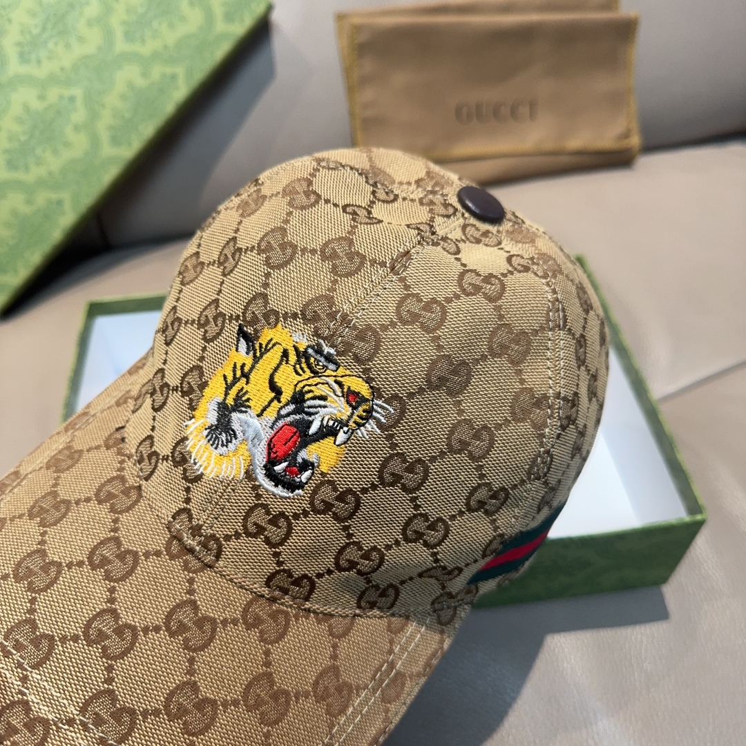 Gucci Classic Baseball Cap with Tiger Embroidery - Premium Quality, Adjustable Fit 8 cmp i1753612943674 388 0 6