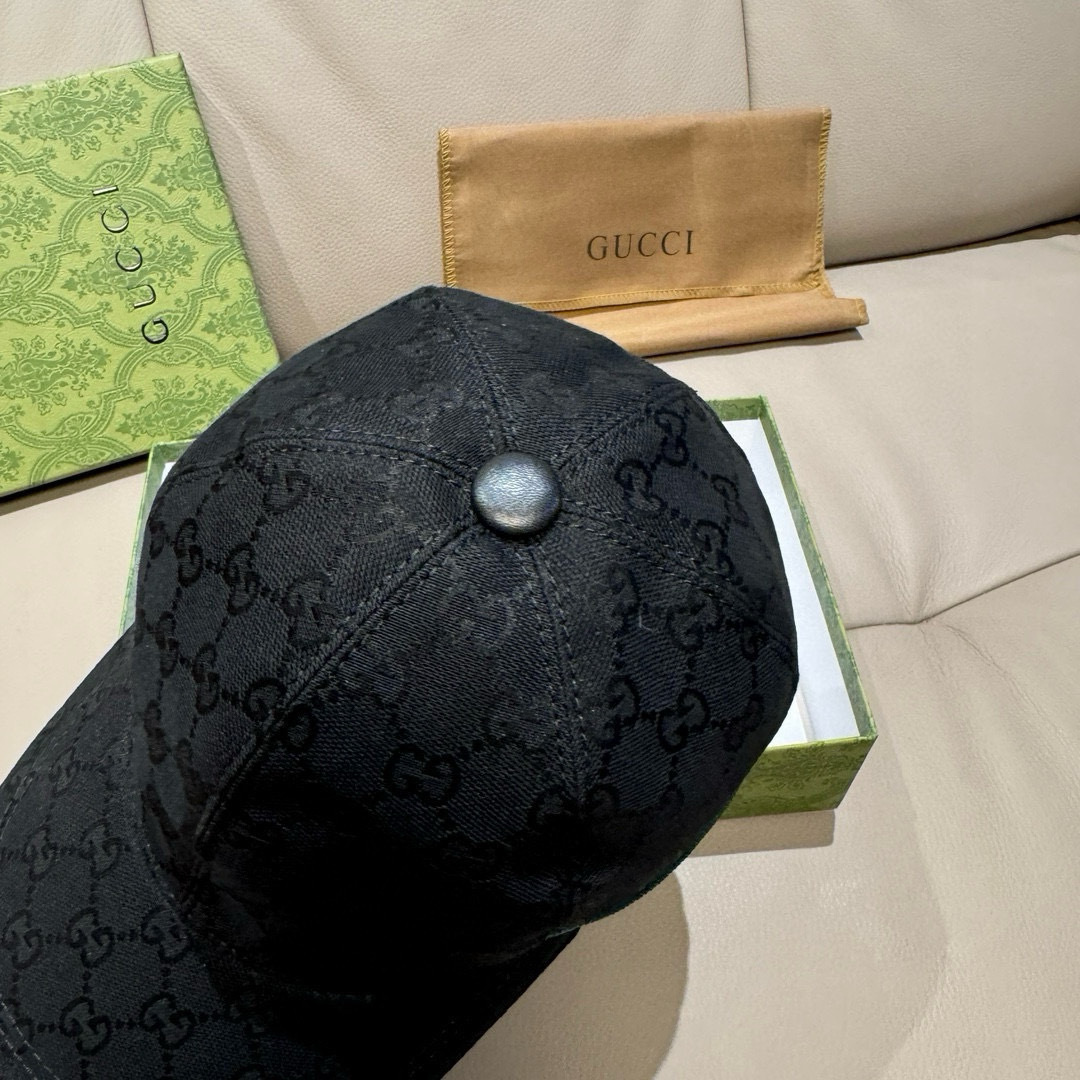 
配盒子布袋，NY&Gucci(古奇)最新合作款，原单棒球帽，11开模订制，细节可媲美专柜，原版帆布料+