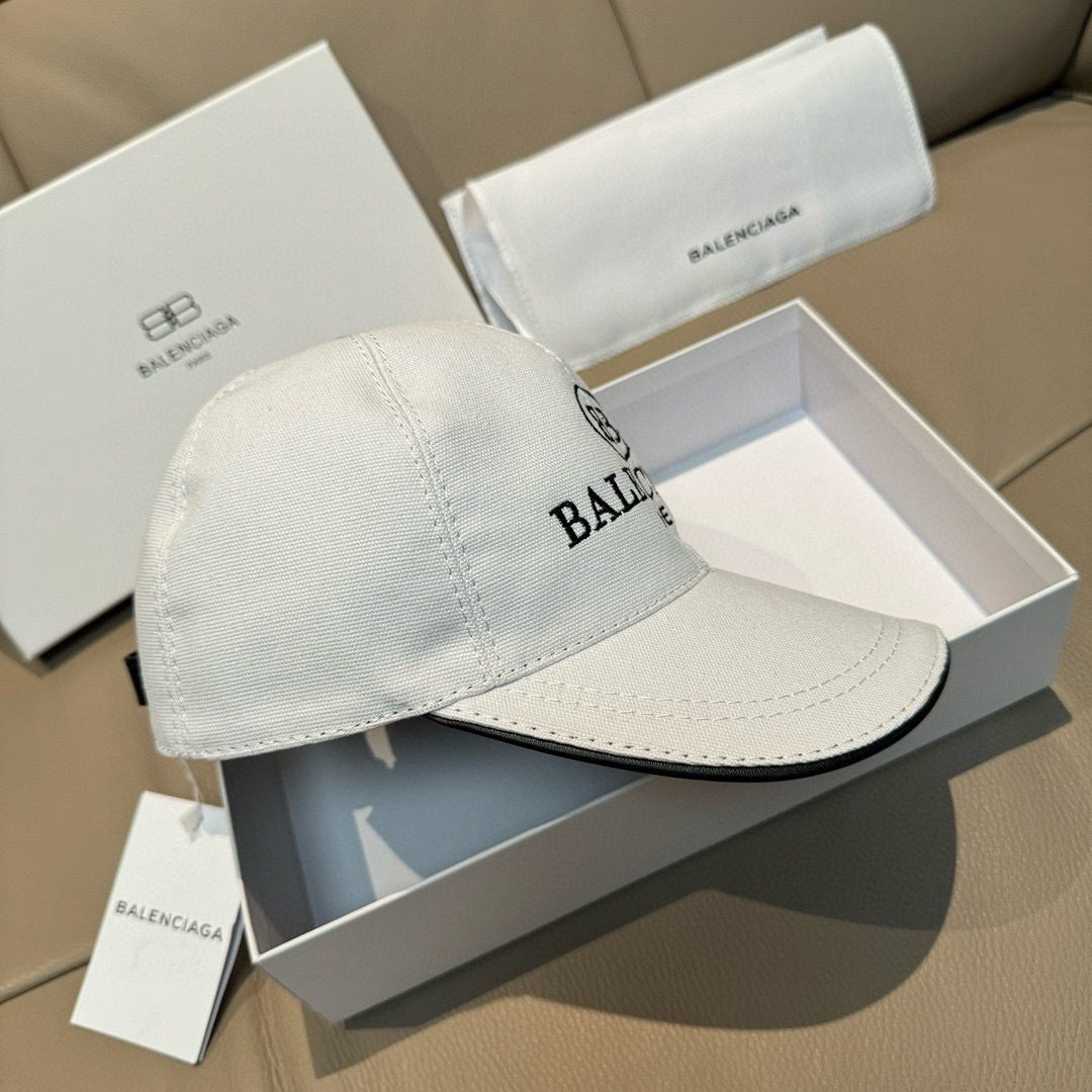 
配盒子布袋，Balenciaga（巴黎世家）新款原单棒球帽，11开模订制，全新立体刺绣，精致无暇！原版