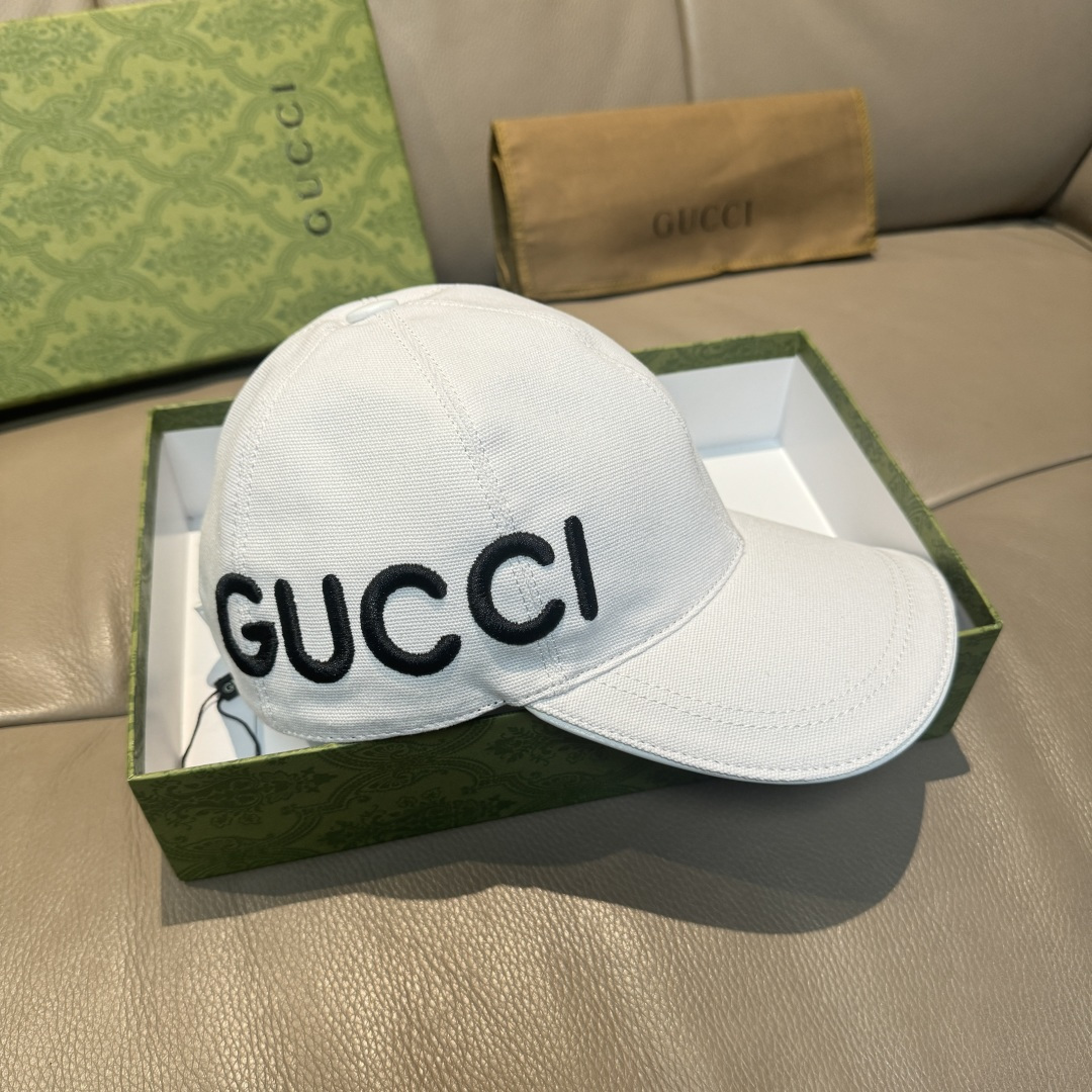 
配盒子布袋，Gucci(古奇)新款原单棒球帽，Loved系列，11开模订制，重工刺绣，细节可媲美专柜，