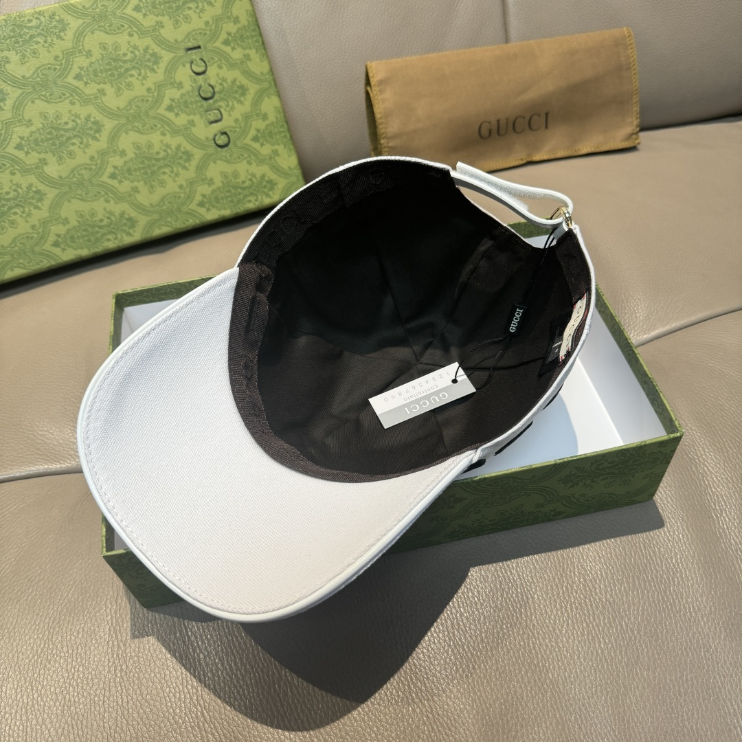 
配盒子布袋，Gucci(古奇)新款原单棒球帽，Loved系列，11开模订制，重工刺绣，细节可媲美专柜，