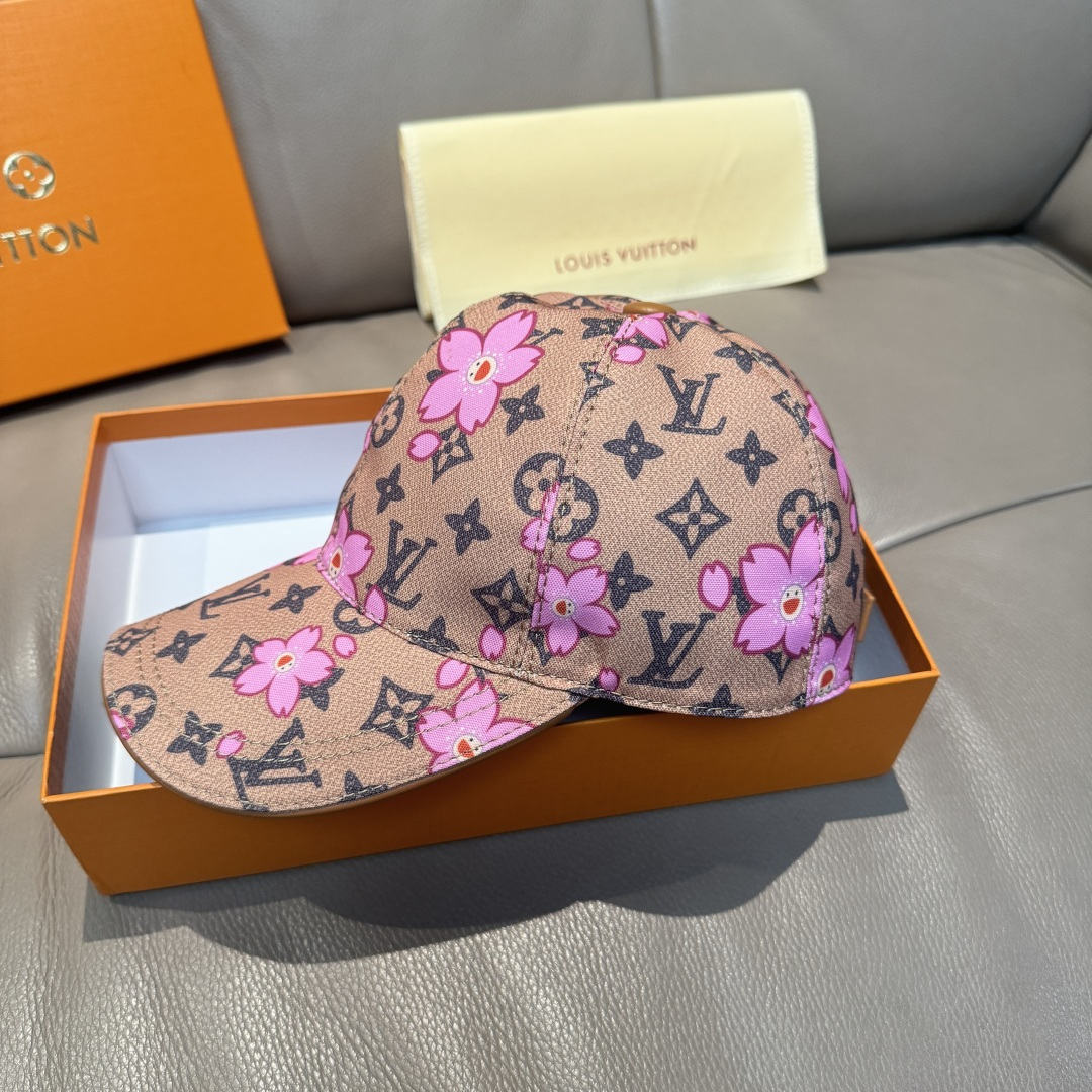 
LV x TM MONOGRAM CHERRY BLOSSOM 印花棒球帽出货啦