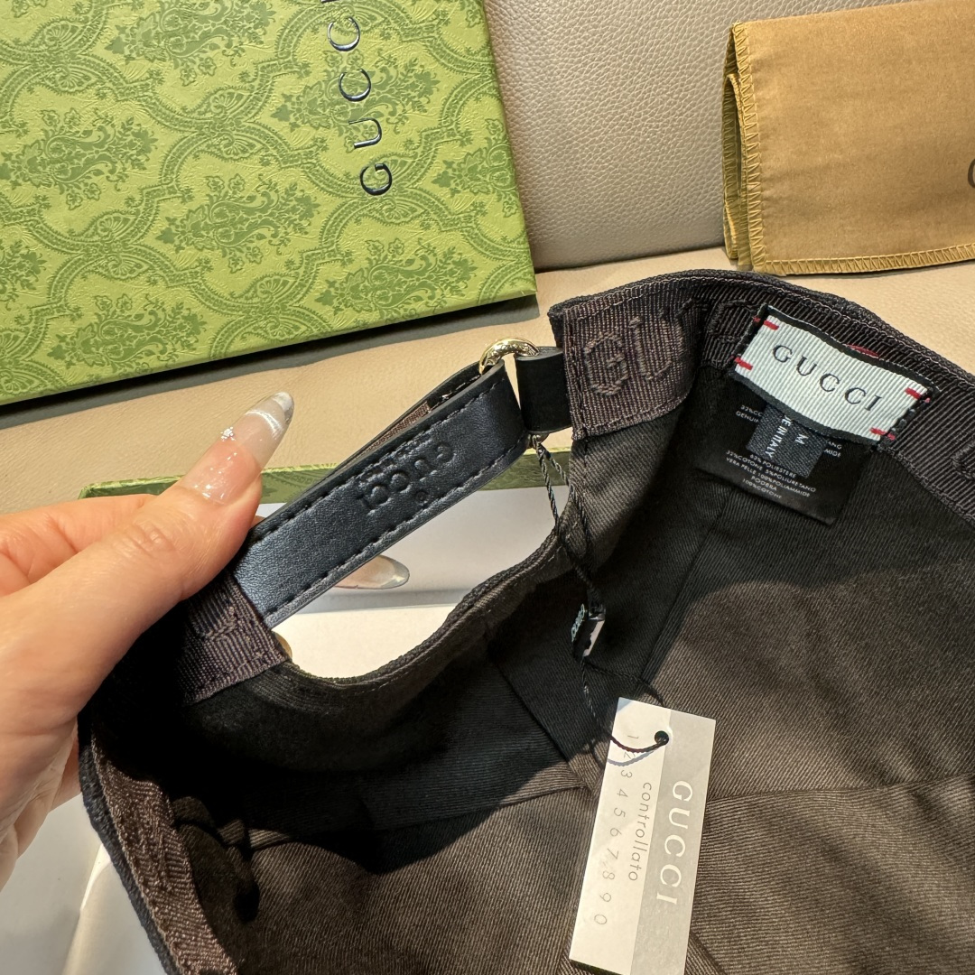 
配盒子布袋，Gucci(古奇)新款原单棒球帽，Loved系列，11开模订制，重工刺绣，细节可媲美专柜，