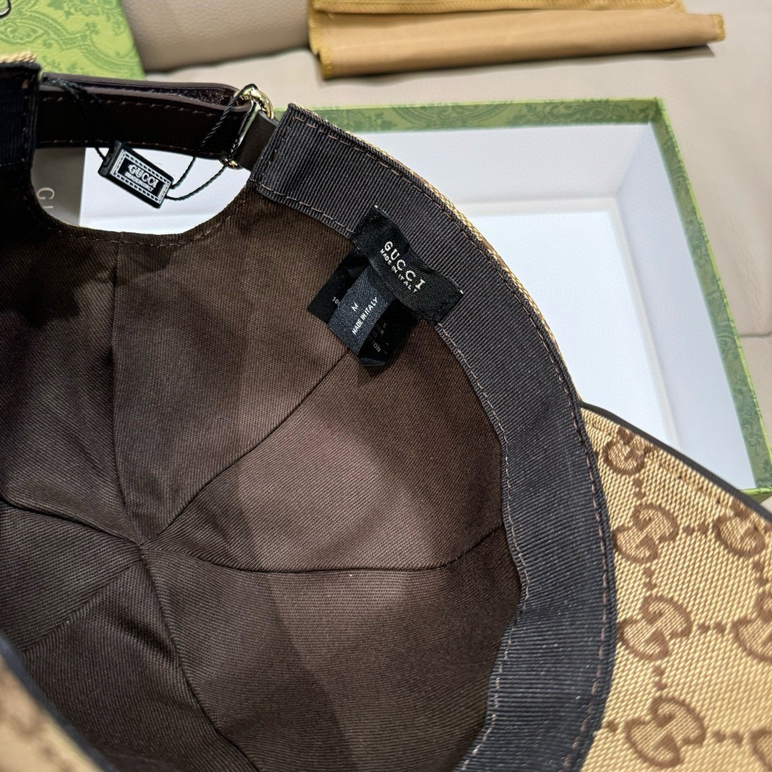 
配盒子布袋，NY&Gucci(古奇)最新合作款，原单棒球帽，11开模订制，细节可媲美专柜，原版帆布料+