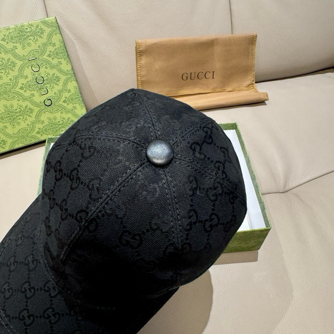 
配盒子布袋，NY&Gucci(古奇)最新合作款，原单棒球帽，11开模订制，细节可媲美专柜，原版帆布料+
