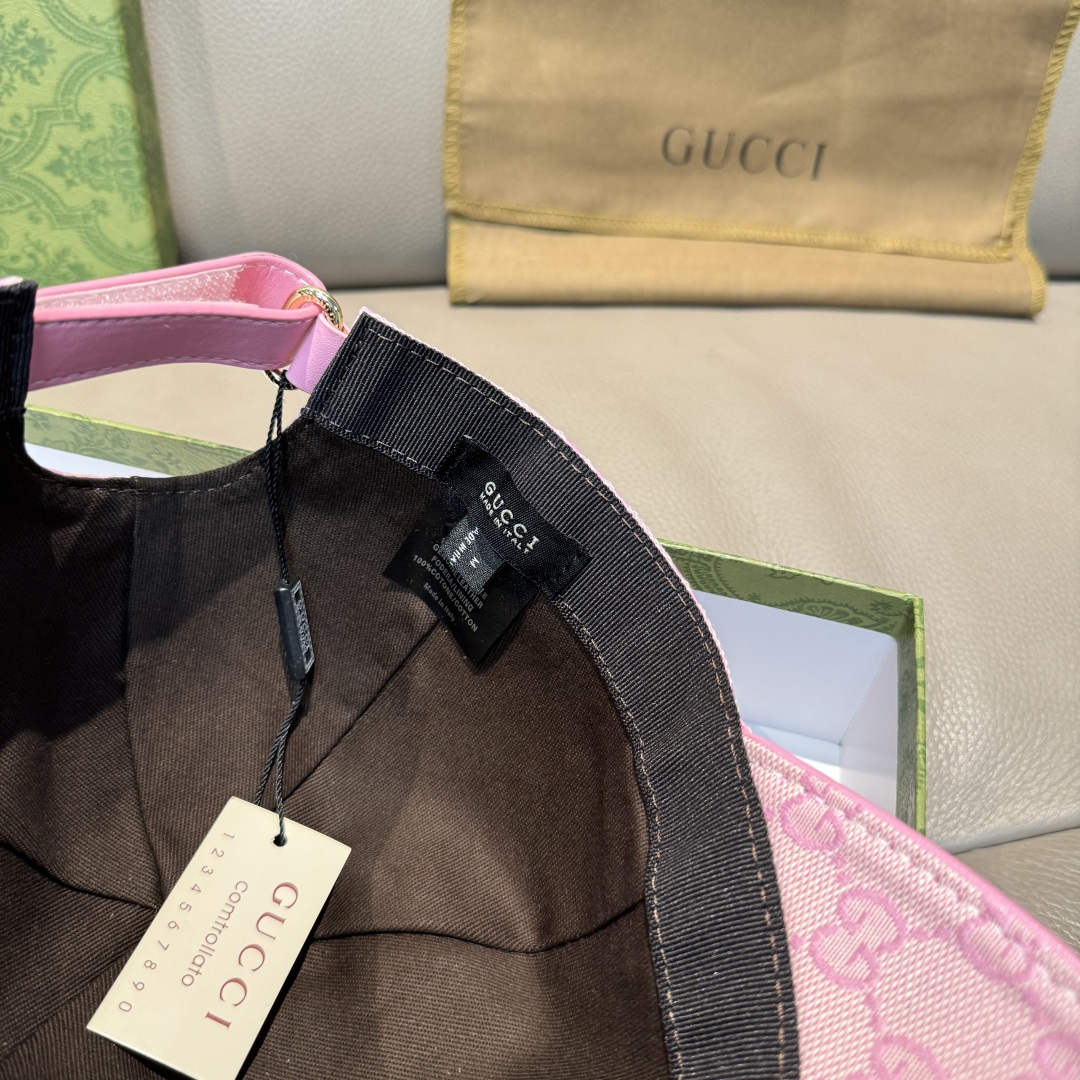 配盒子布袋，Gucci(古奇)新款原单棒球帽， 虎头织带，1:1开模订制，重工刺绣，细节可媲美专柜，原版