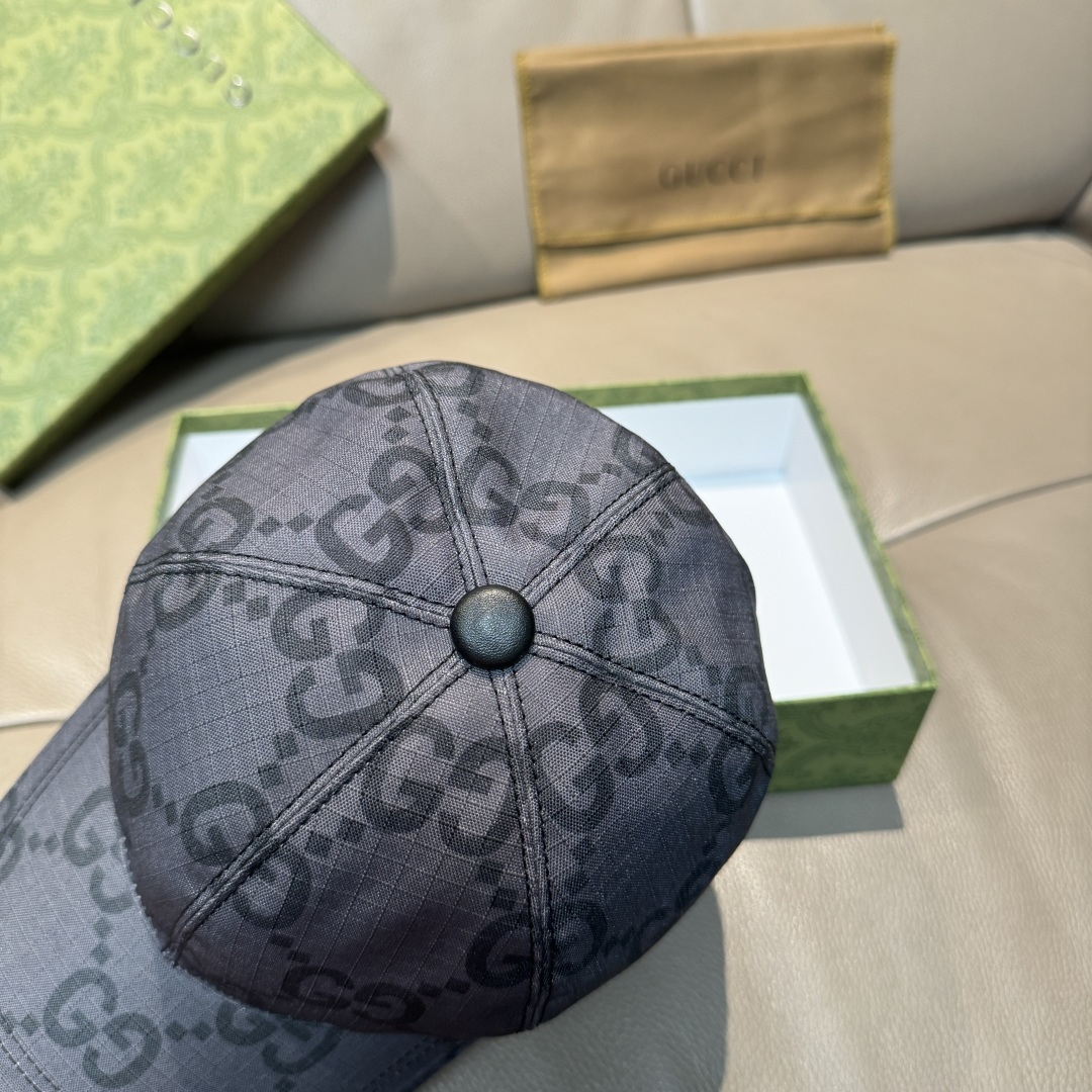 官网新款出货配包装布袋，Gucci古奇最新款原单棒球帽， 大双G，专柜1:1开模订制，完美对花，原版帆布