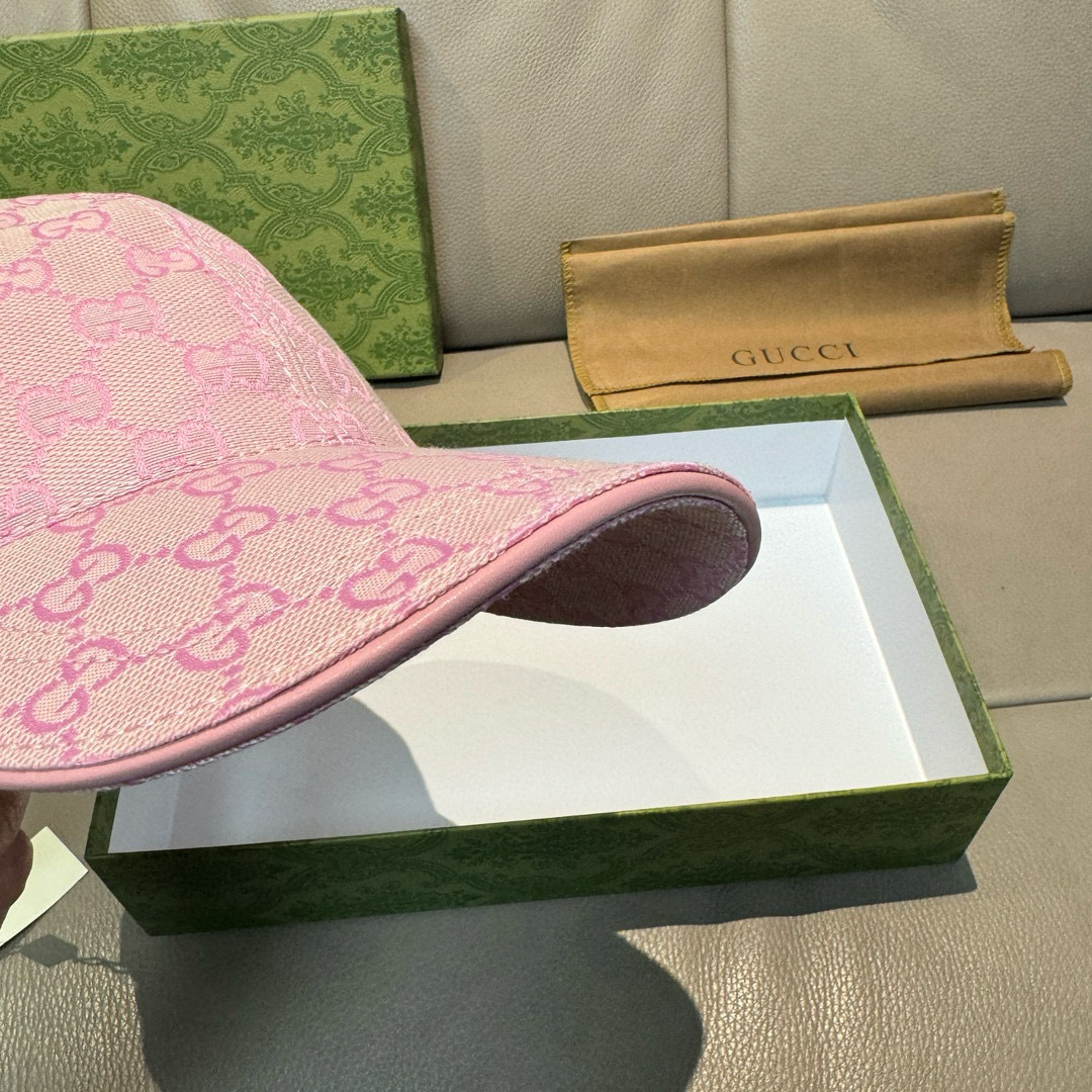 配包装布袋，Gucci(古奇)新款原单棒球帽， 金属小双G，专柜最新款，1:1开模订制，正版开模五金，原