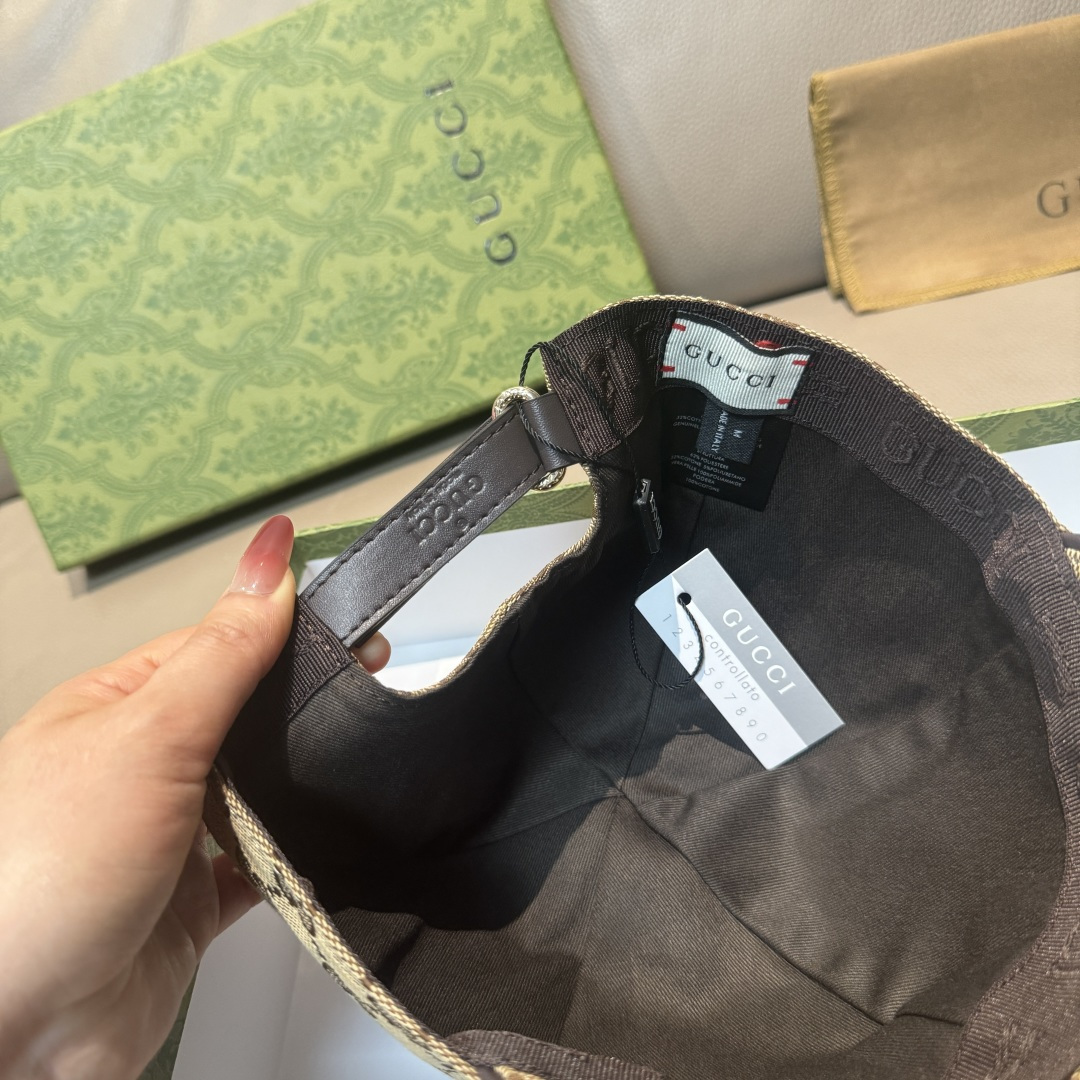 配盒子布袋，Gucci(古奇)新款原单棒球帽， 艺术字刺绣，1:1开模订制，重工刺绣，细节可媲美专柜，原