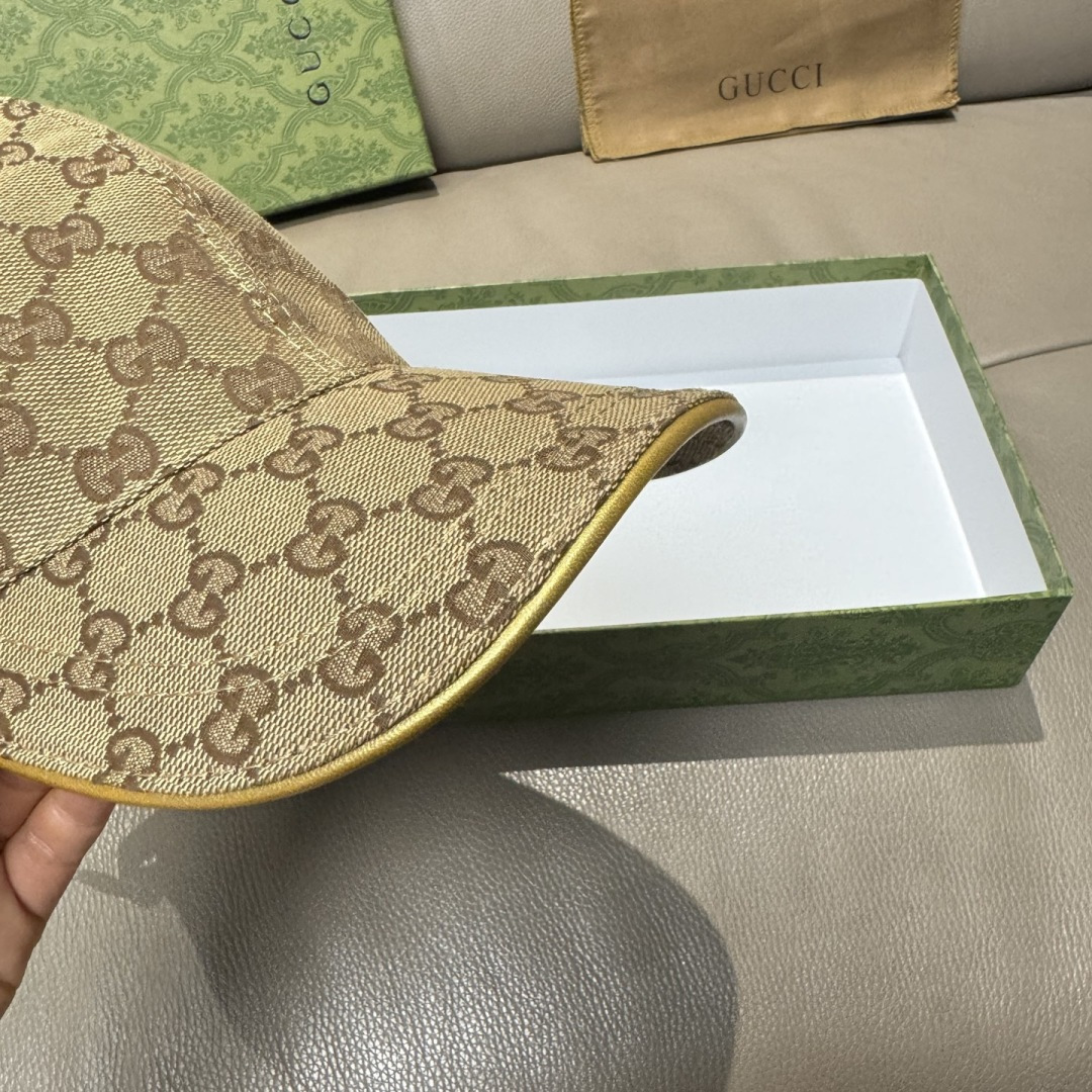 配包装布袋，Gucci(古奇)新款原单棒球帽， 金属双G，专柜最新款，1:1开模订制，正版开模五金，原版