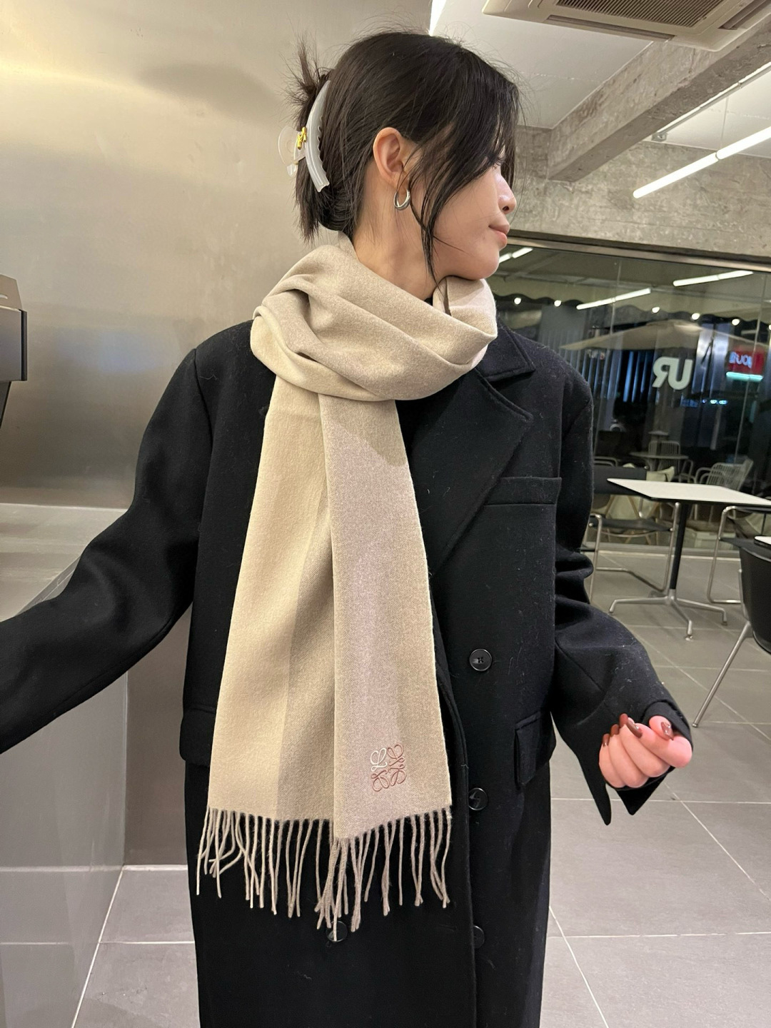 Loewe 罗意威LOEWE【男女围巾】怒赞自留 难得的高端货 家属福利 非常正的围巾~面料大爱